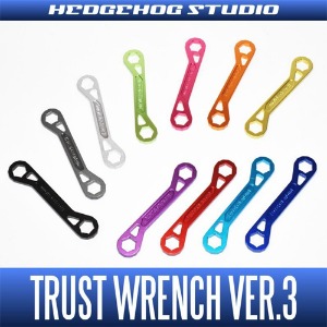 [해외] 헷지호그 스튜디오 트러스트 렌치 VER.3 다이와 시마노 아부가르시아 너트 캡 렌치공구 정확한 가공된 전문툴 Trust Wrench